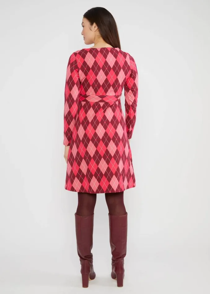 Blutsgeschwister Shift Dress Home Sweet Home Pink Women Dresses