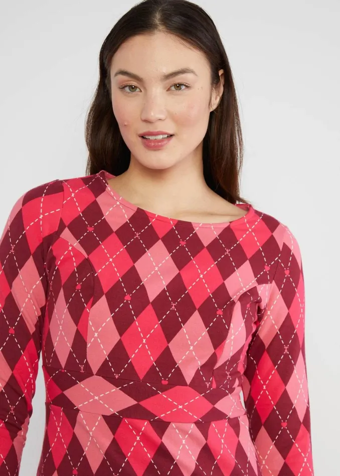 Blutsgeschwister Shift Dress Home Sweet Home Pink Women Dresses