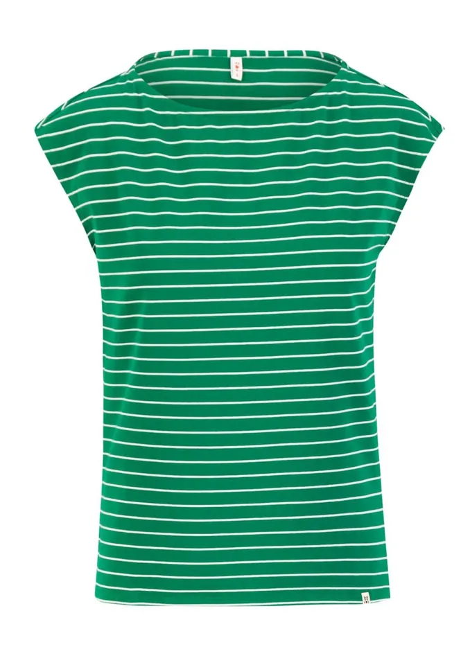 Blutsgeschwister Sleeveless Top Boxy Babe Green Women Tops