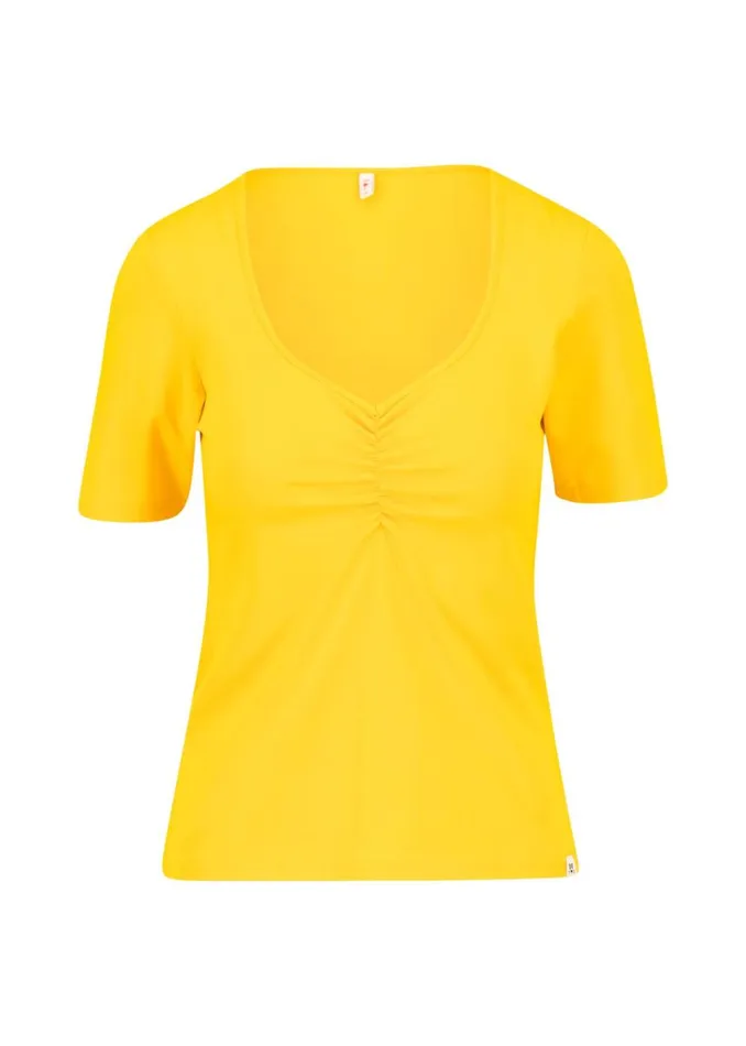 Blutsgeschwister TShirt Balconnet Fminin Yellow Women Tops