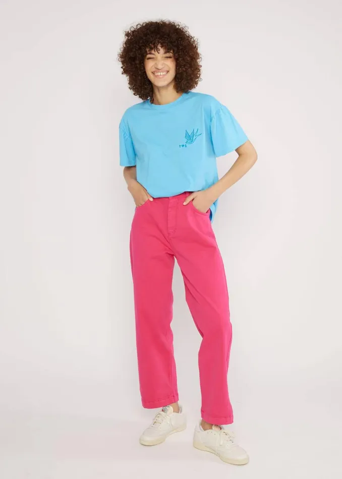 Blutsgeschwister TShirt Bubblegum Romance Blue Women Tops