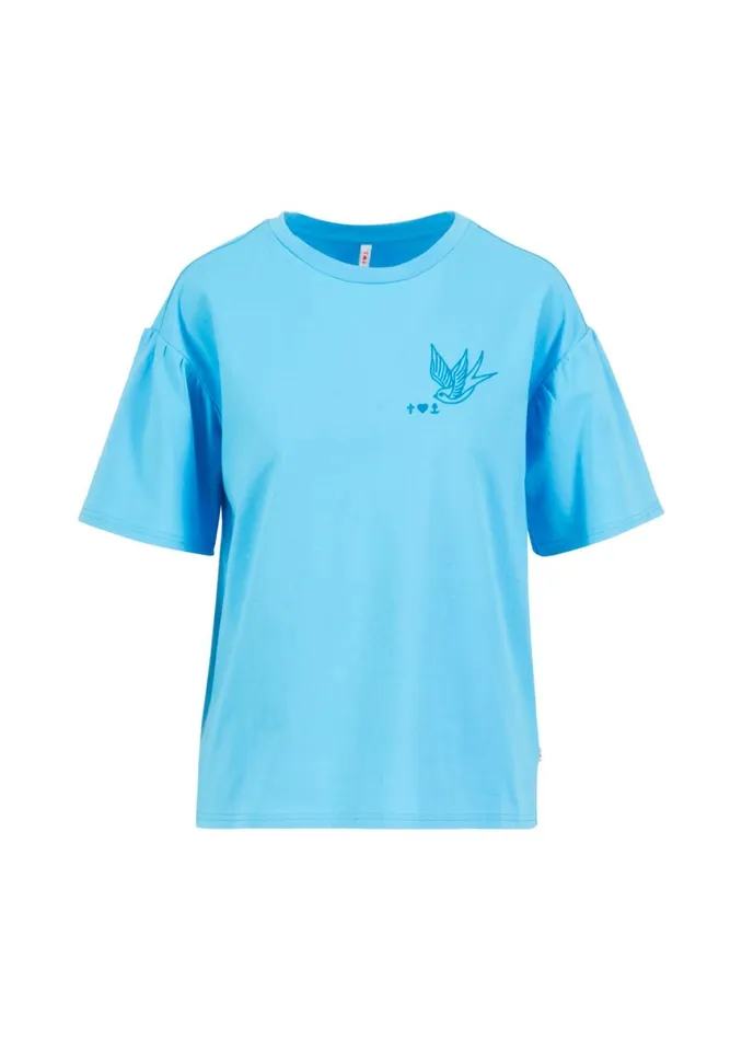 Blutsgeschwister TShirt Bubblegum Romance Blue Women Tops