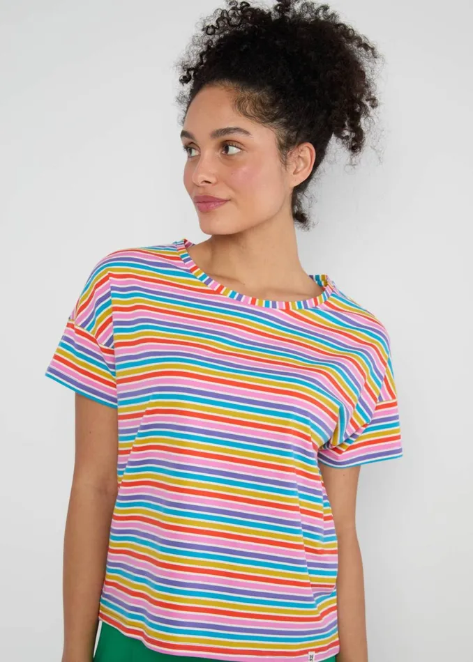 Blutsgeschwister TShirt The Generous One Purple Women Tops