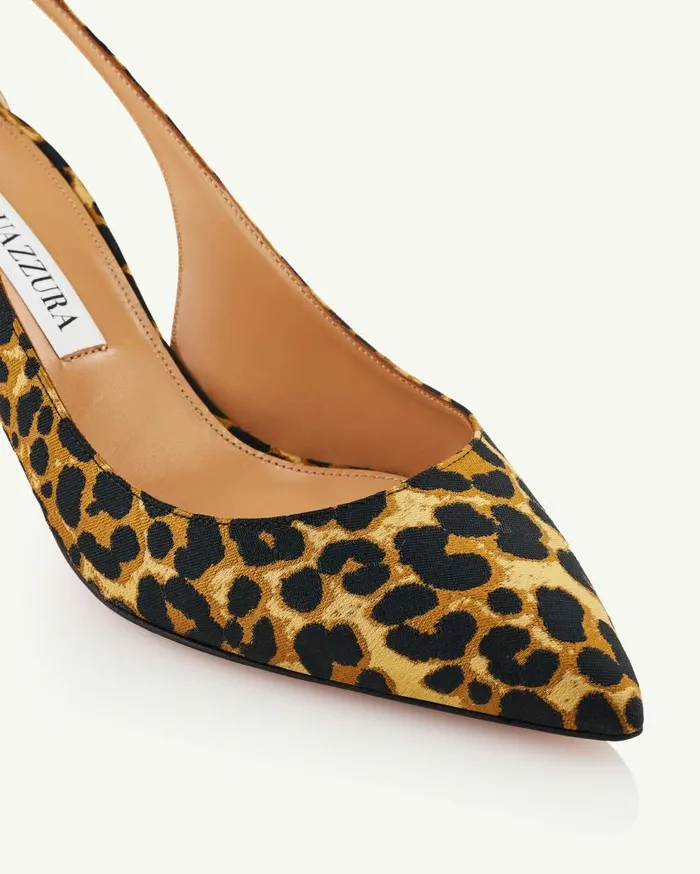Bow Tie Pump 50 Leopard Women Aquazzura Pumps Bow Tie Pump 50 Leopard Women Aquazzura Pumps