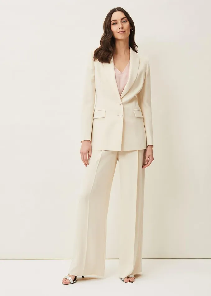 Cadie Suit Jacket Pearl Women Phase Eight Jackets