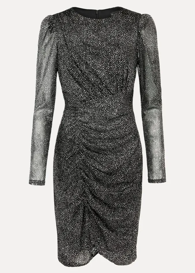 Cady Sparkle Mini Dress Black Women Phase Eight Dresses