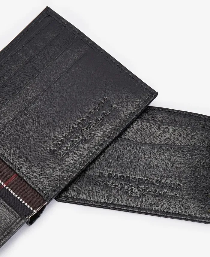 Cairnwell Wallet and Cardholder Gift Set Inky Blue Men Barbour Wallets and Card Holders