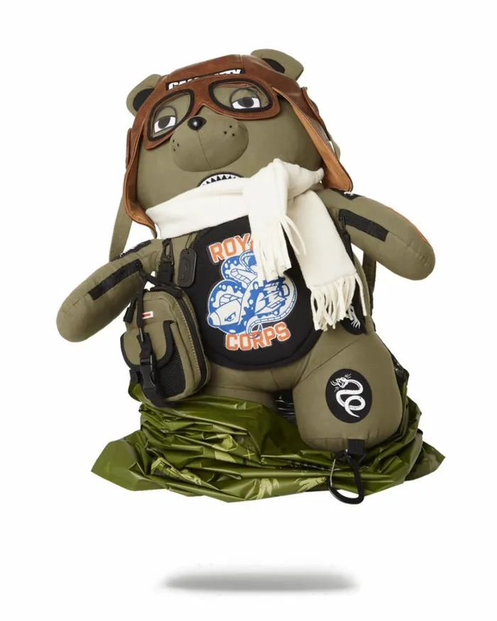 CALL OF DUTY AVIATOR FEARLESS MONEYBEAR TEDDYBEAR BACKPACK Bags SPRAYGROUND