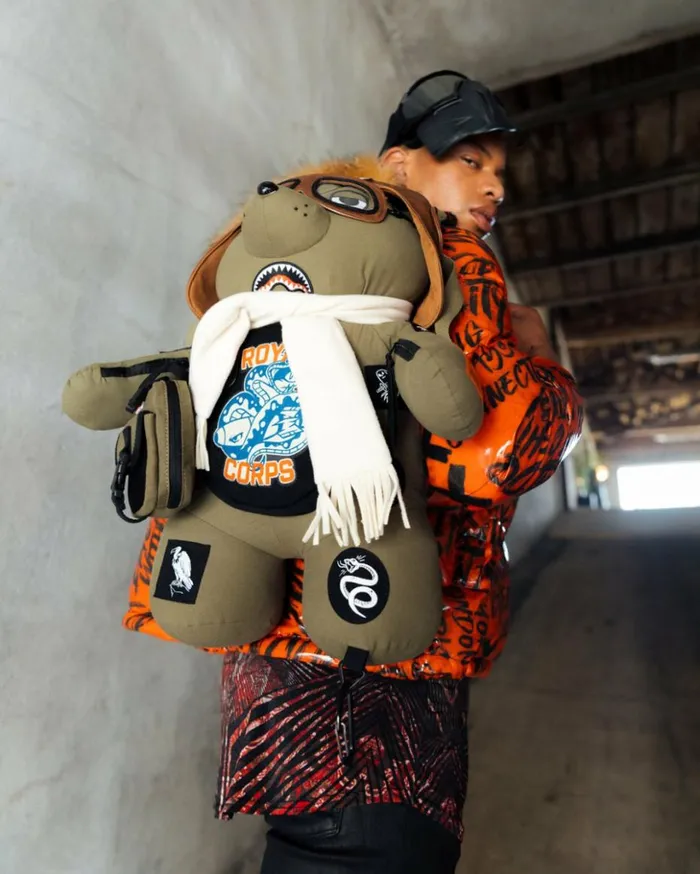CALL OF DUTY AVIATOR FEARLESS MONEYBEAR TEDDYBEAR BACKPACK Bags SPRAYGROUND