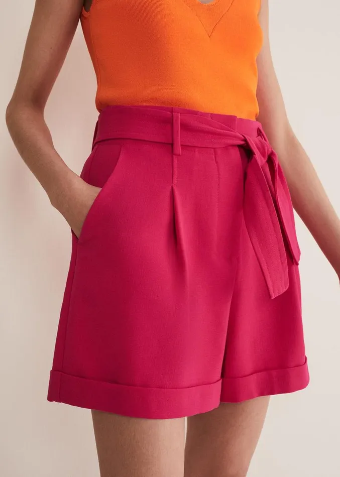 Camilla Pink Shorts Raspberry Women Phase Eight Trousers