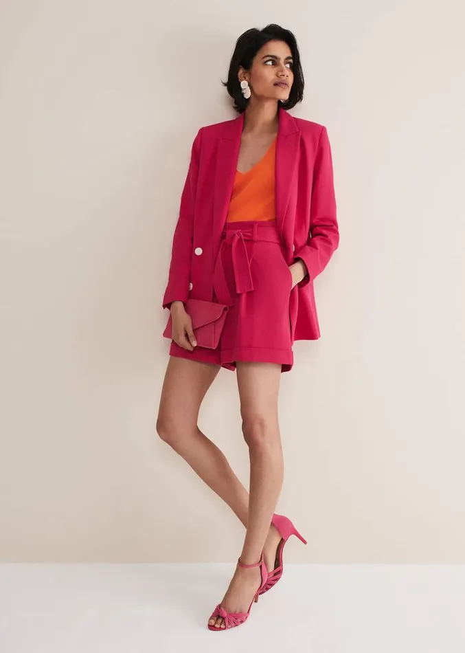 Camilla Pink Shorts Raspberry Women Phase Eight Trousers