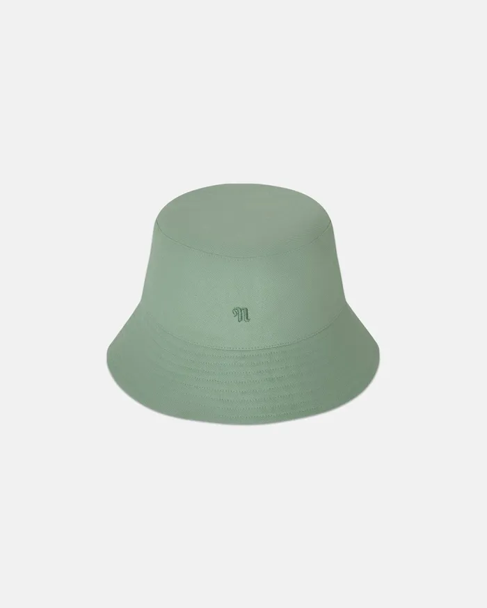 Caran Sale CottonCanvas Bucket Hat Leafy Green WomenMen Nanushka Hats and Caps