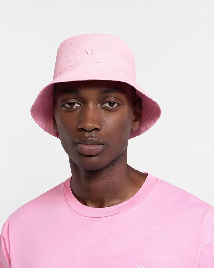 Caran Sale CottonCanvas Bucket Hat Washed Pink Pf23 WomenMen Nanushka Hats and Caps