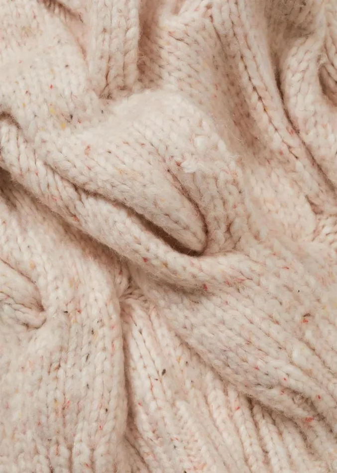 Cattie Cable Scarf Neutral Women Phase Eight Scarves