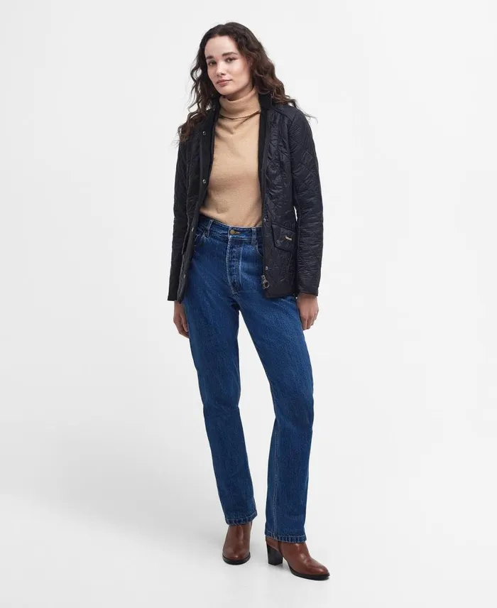 Cavalry Polarquilt Quilted Jacket Black Women Barbour Quilted Jackets