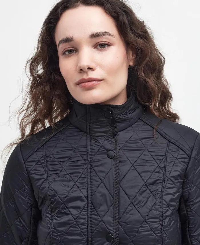 Cavalry Polarquilt Quilted Jacket Black Women Barbour Quilted Jackets