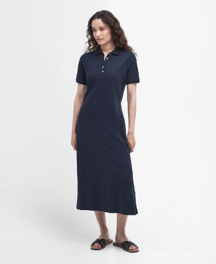 Celeste Midi Dress Classic Navy Women Barbour Dresses and Skirts