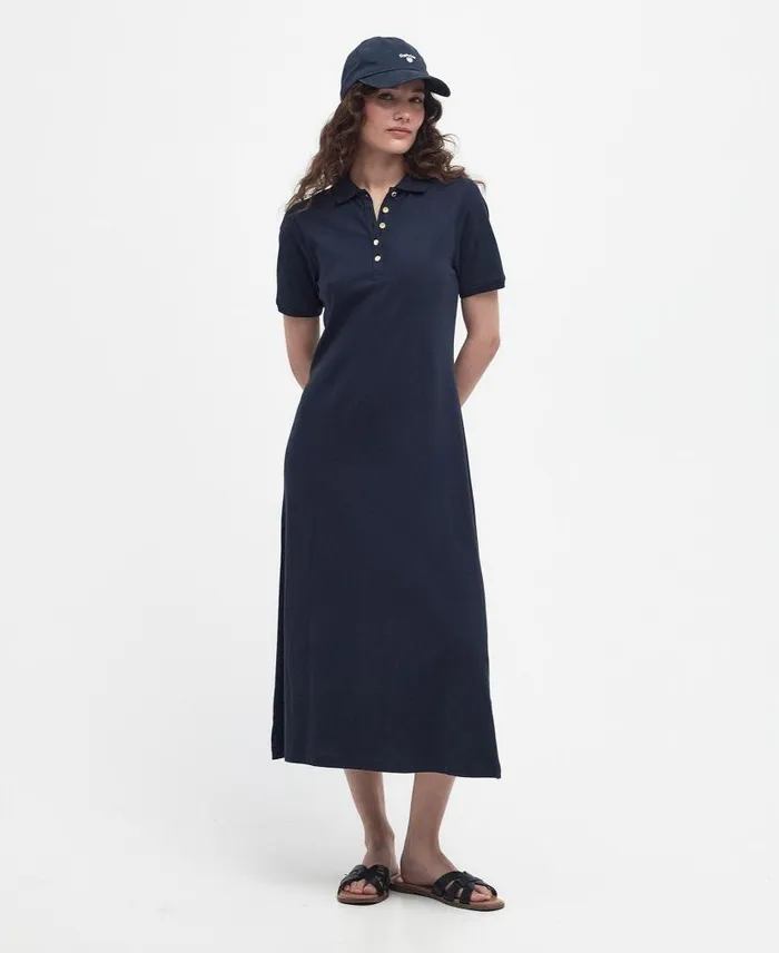 Celeste Midi Dress Classic Navy Women Barbour Dresses and Skirts