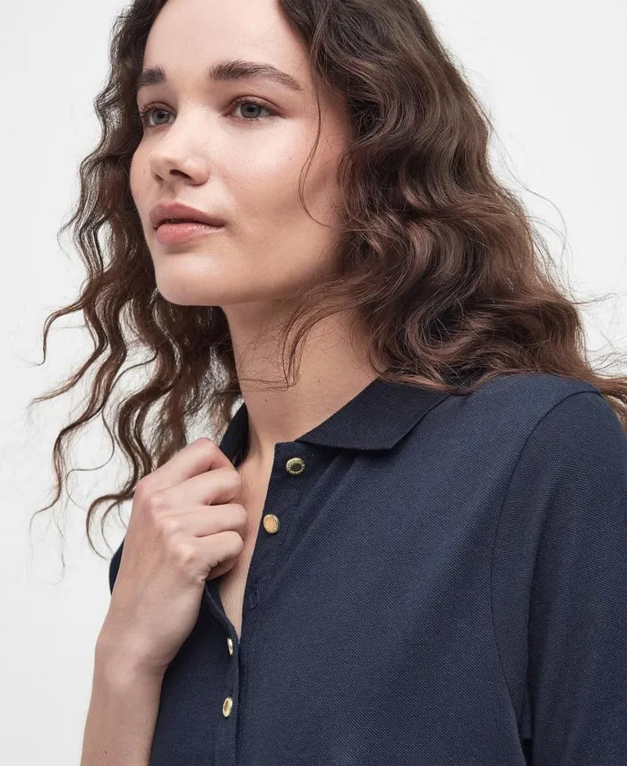 Celeste Midi Dress Classic Navy Women Barbour Dresses and Skirts