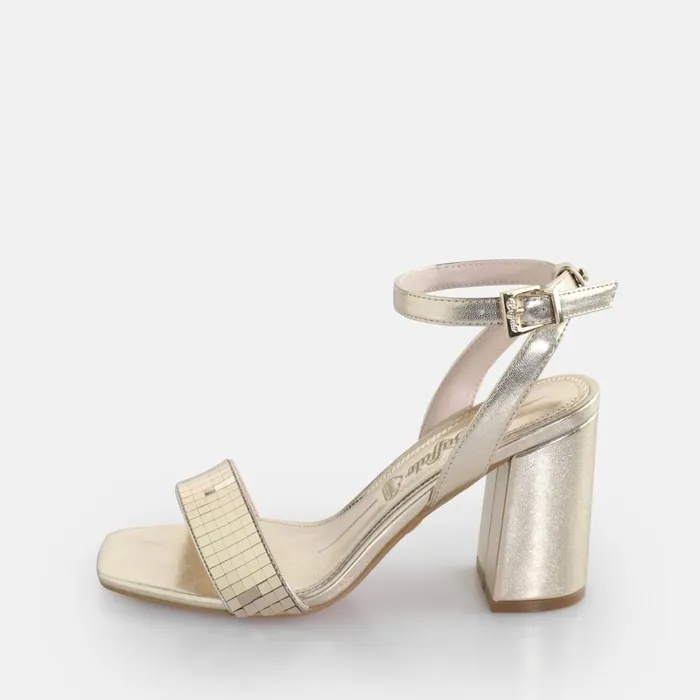 Charlotte Glam Gold Buffalo Heels