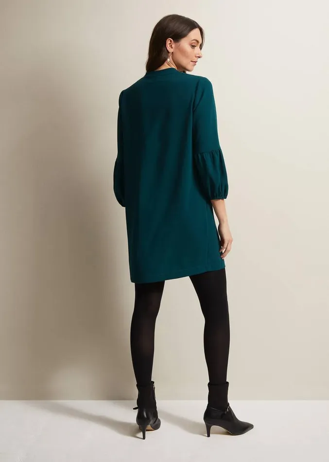 Charlotte Tunic Dress Teal Women Phase Eight Dresses