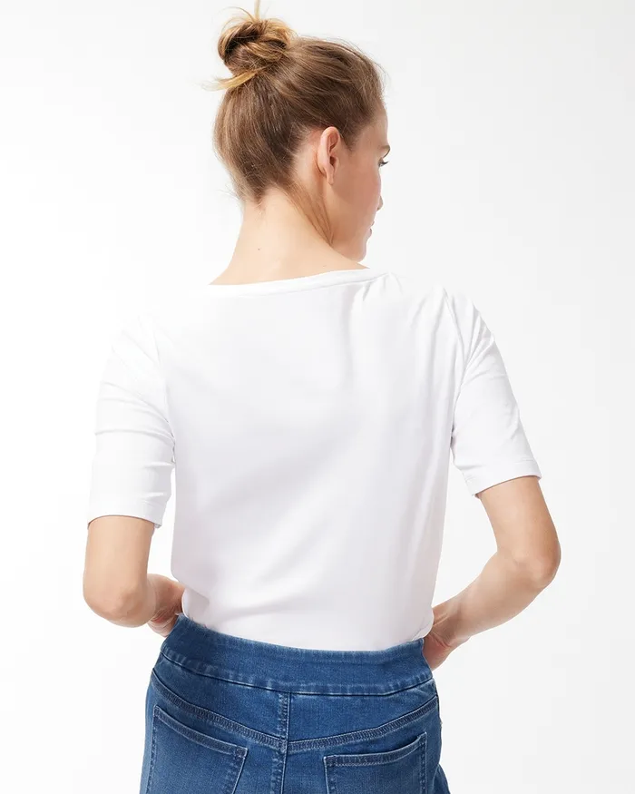 Chico039s Americana Tee Alabaster Women Tees