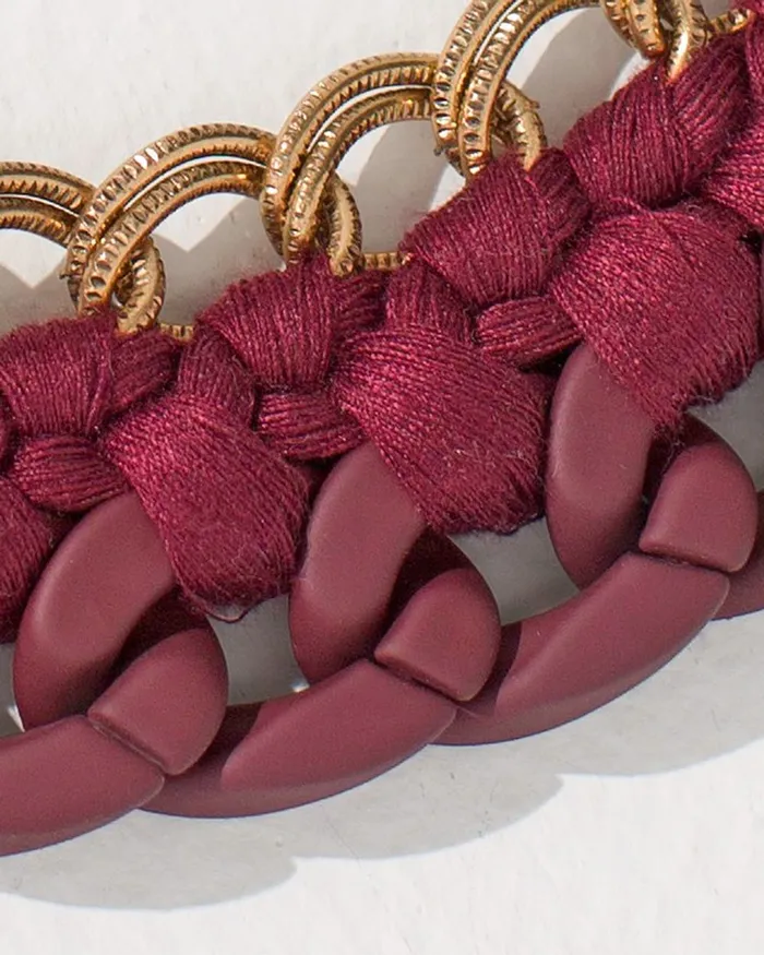 Chico039s Links Collar Necklace Deep Chianti Women Necklaces