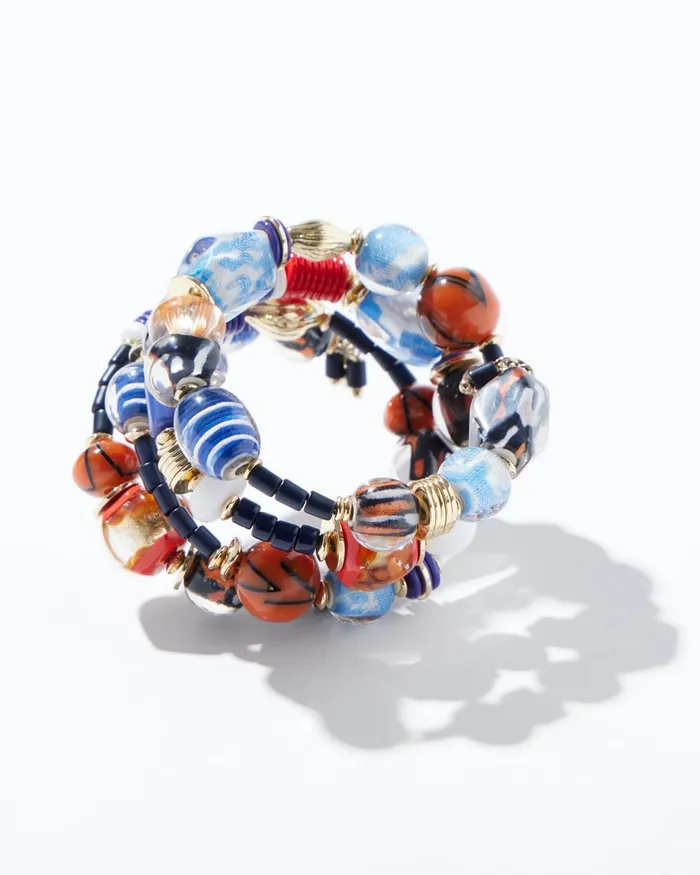 Chico039s Multicolor Coil Bracelet Multi Women Bracelets