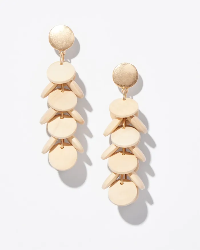 Chico039s Neutral Cluster Earrings Neutral Women Earrings