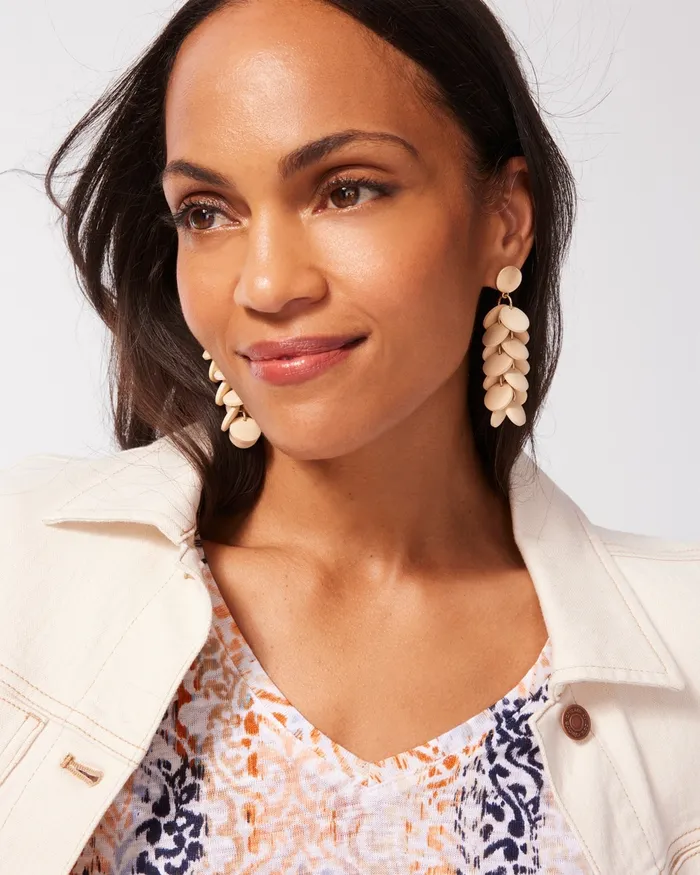 Chico039s Neutral Cluster Earrings Neutral Women Earrings