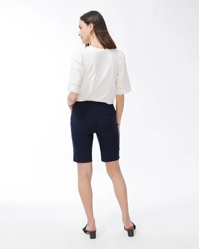 Chico039s So Slimming Brigitte 10034 Shorts Black Women Pants