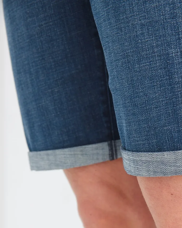 Chico039s So Slimming Girlfriend Shorts Rainier Indigo Women Shorts