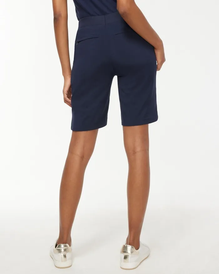 Chico039s Zenergy UPF Neema Beach Shorts Classic Navy Women Activewear