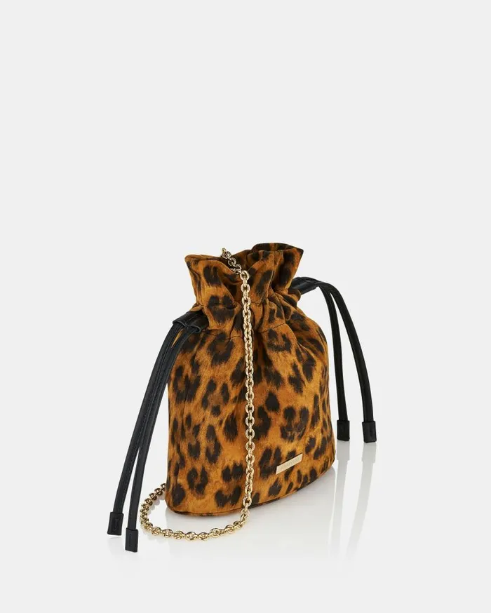 Christy Mini Pouch Blackgold Women Aquazzura Mini Bags
