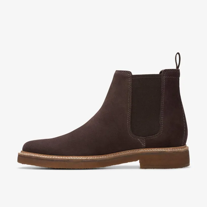 Clarkdale Easy Dark Brown Suede Men Clarks Casual Dress Shoes