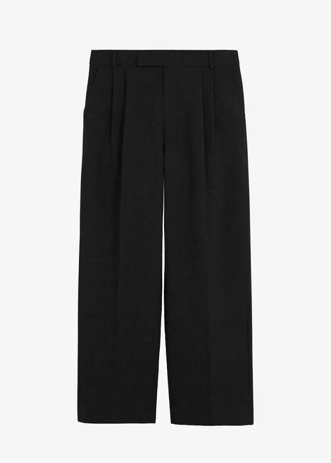 Clothing Men The Frankie Shop Beo Wool Suit Pants 8211 Black