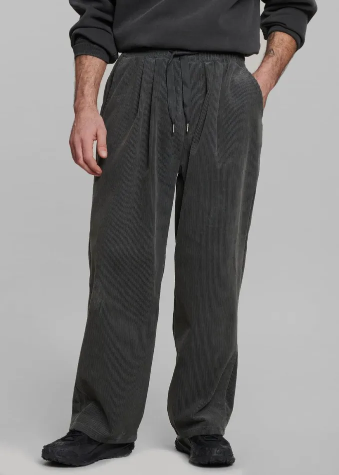Clothing Men The Frankie Shop Brixton Corduroy Joggers 8211 Charcoal