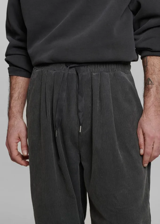 Clothing Men The Frankie Shop Brixton Corduroy Joggers 8211 Charcoal