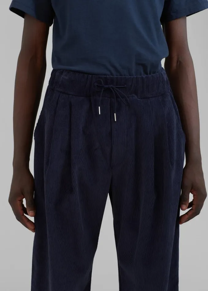 Clothing Men The Frankie Shop Camden Corduroy Pants 8211 Navy