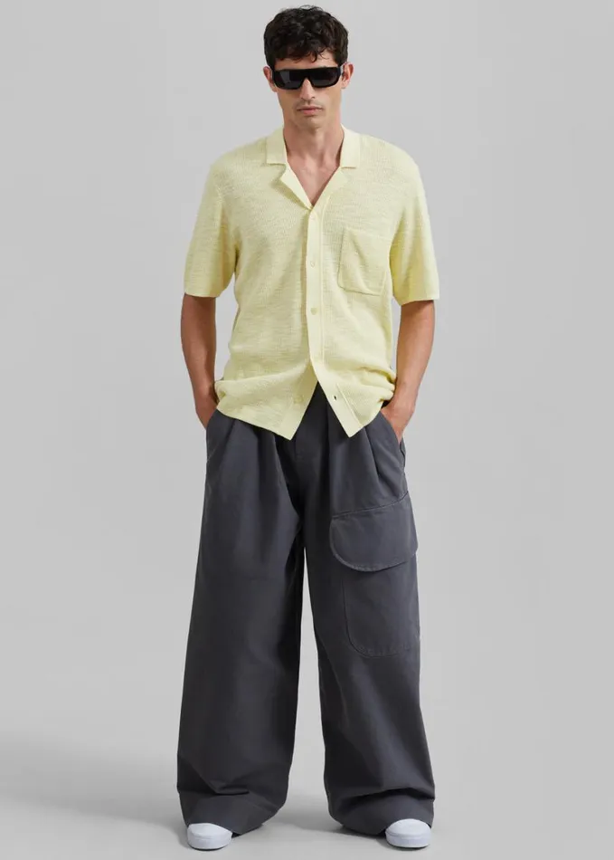 Clothing Men The Frankie Shop JW Anderson Relaxed Cargo Trousers 8211 Grey