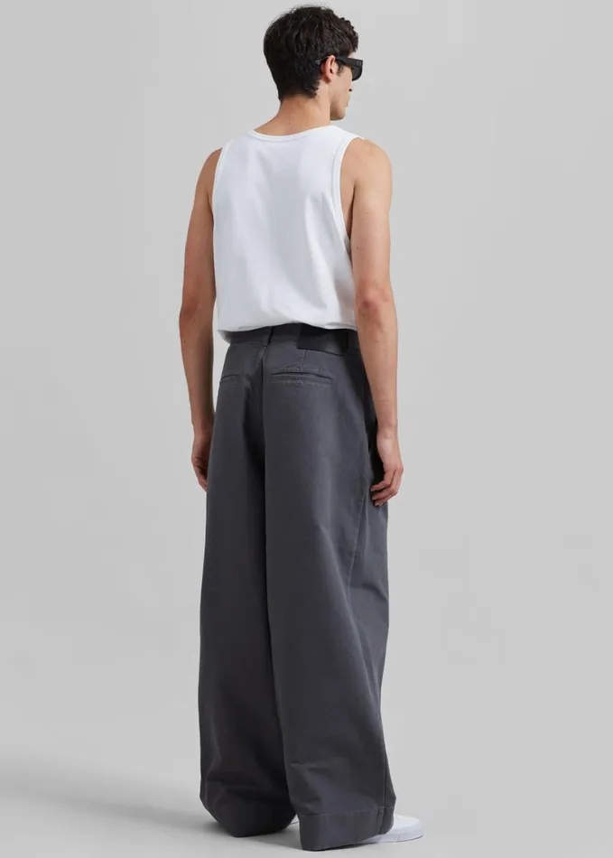 Clothing Men The Frankie Shop JW Anderson Relaxed Cargo Trousers 8211 Grey