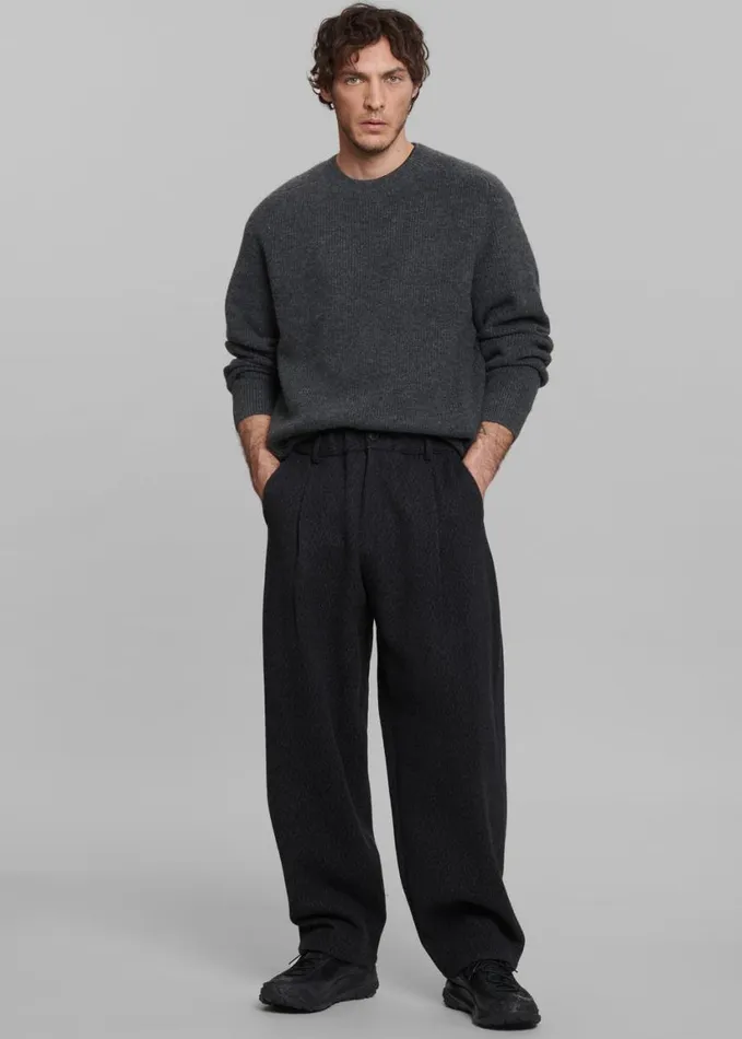 Clothing WomenMen The Frankie Shop Emory Sweater 8211 Charcoal