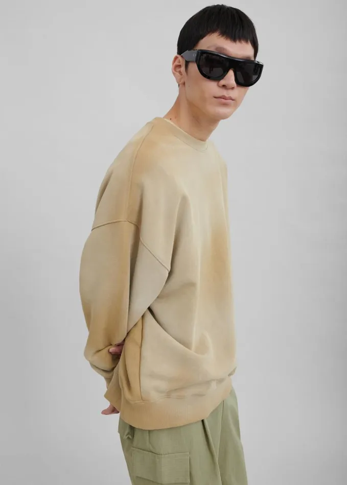 Clothing WomenMen The Frankie Shop Hart Tie Dye Sweatshirt 8211 Beige