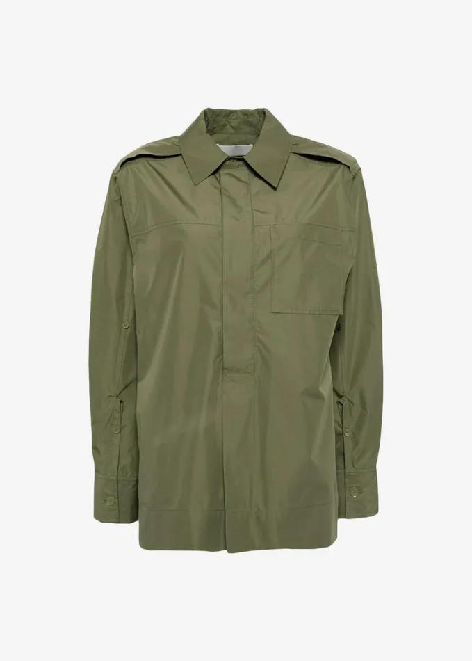 Clothing Women The Frankie Shop 31 Phillip Lim Classic Relaxed Shirt 8211 Olive