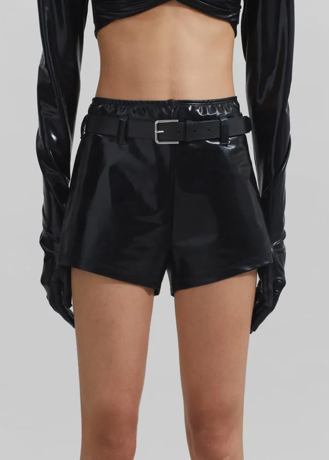 Clothing Women The Frankie Shop Beaufille Nikos Shorts 8211 Black