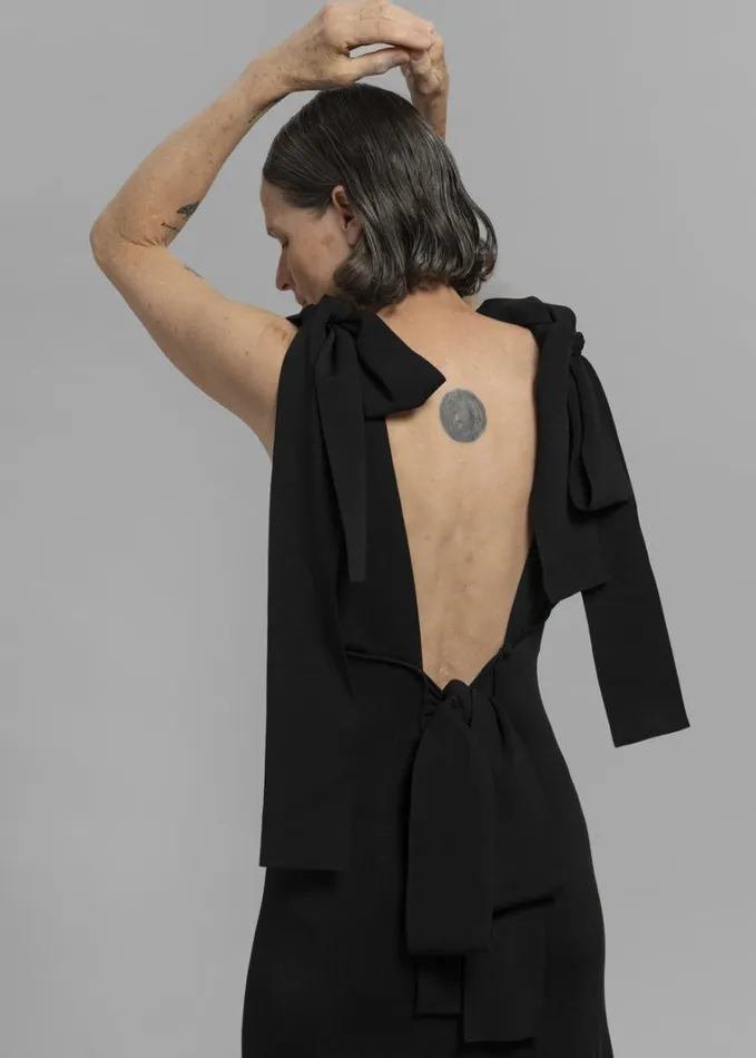 Clothing Women The Frankie Shop By Malene Birger Meira Dress 8211 Black