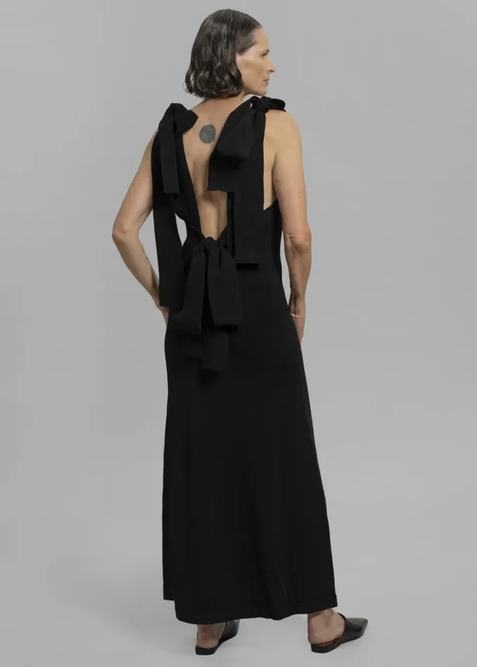Clothing Women The Frankie Shop By Malene Birger Meira Dress 8211 Black