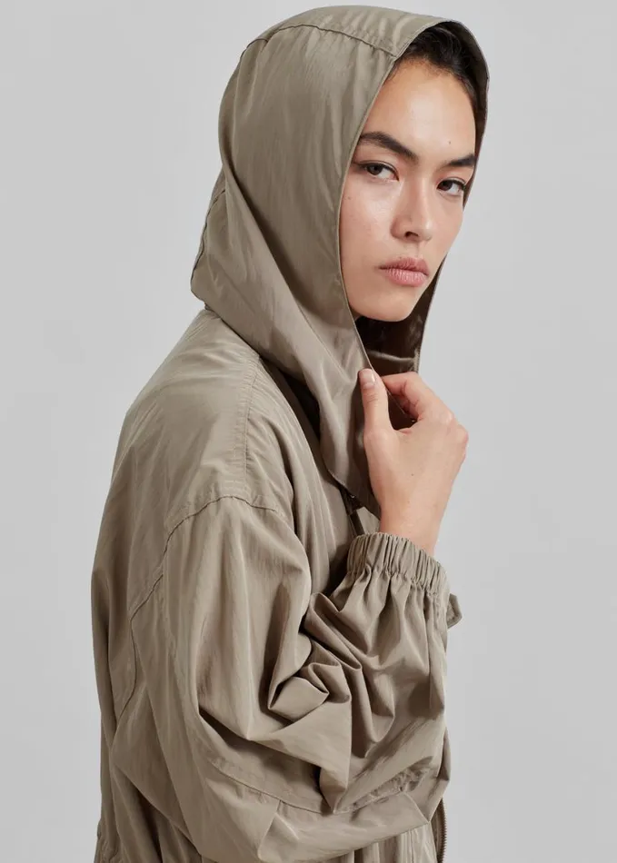 Clothing Women The Frankie Shop Carmel Long Jacket 8211 Beige