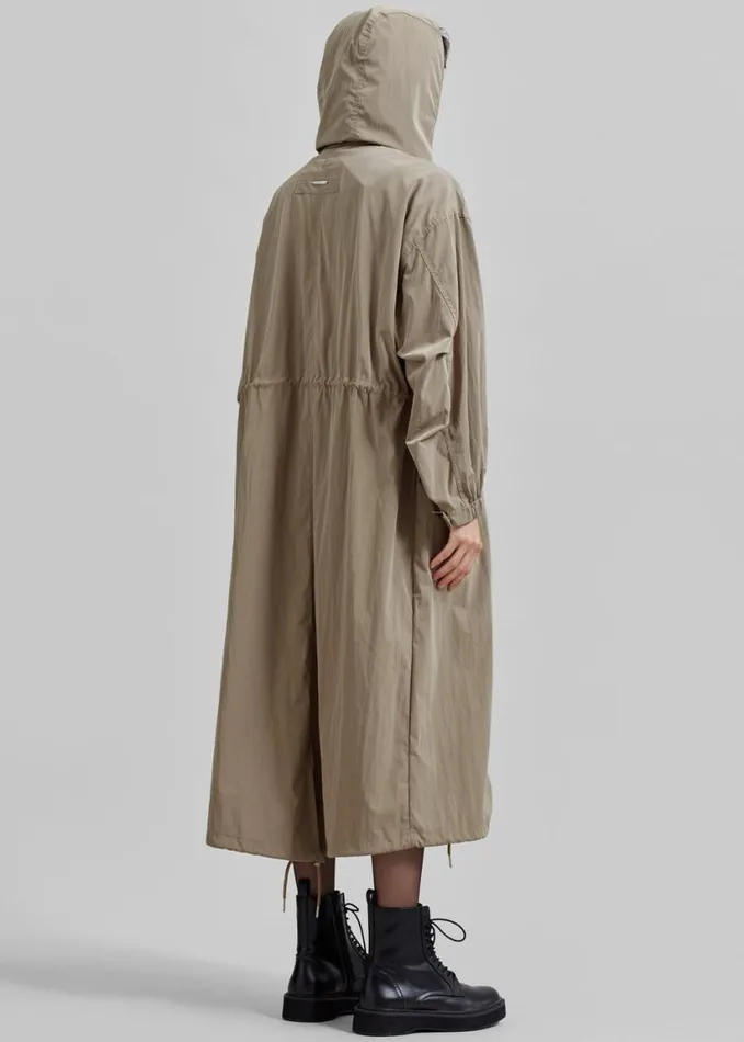 Clothing Women The Frankie Shop Carmel Long Jacket 8211 Beige