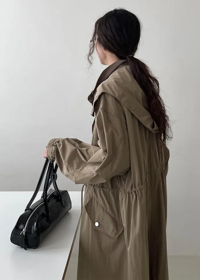 Clothing Women The Frankie Shop Carmel Long Jacket 8211 Beige